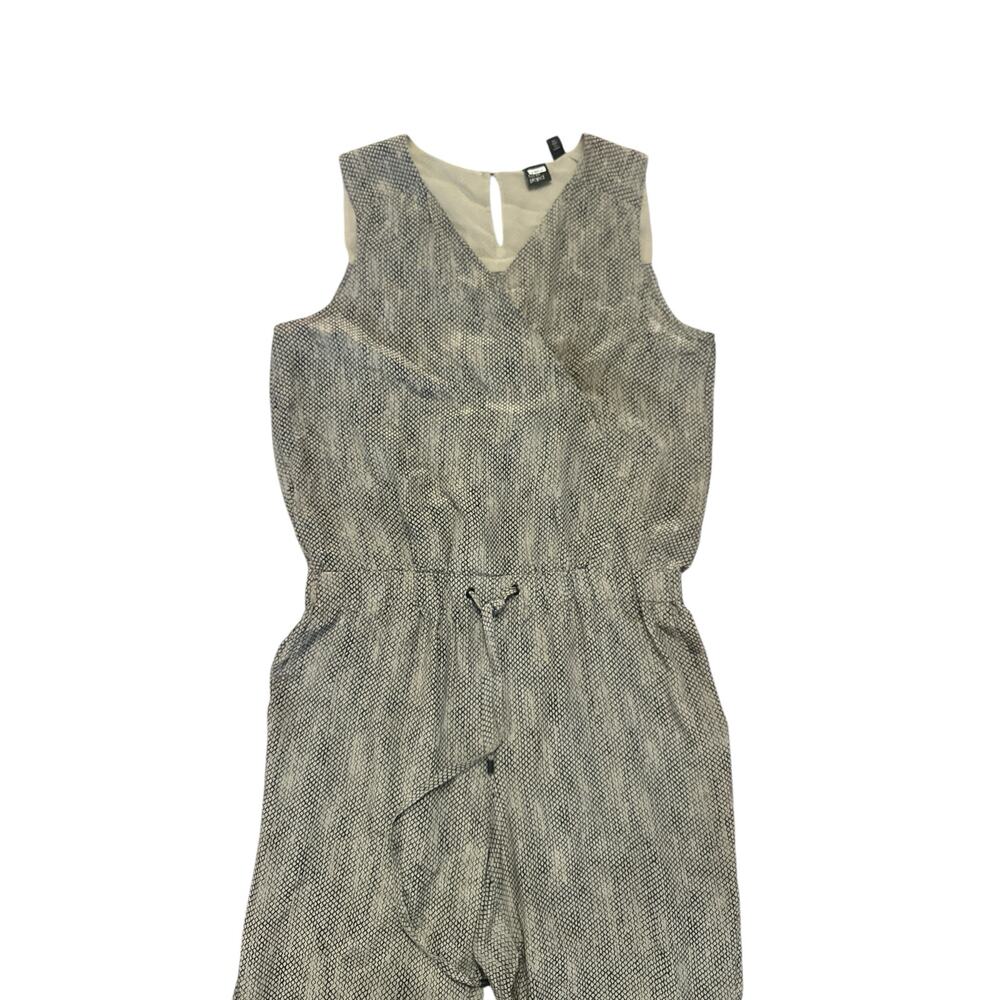 Women S Eileen Fisher The Fisher Project Jumpsuit Silk Chain Printed Drawstring - Picture 2 of 5